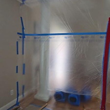 Repair of Water Damaged Ceiling and Wall in Dalton, GA 1